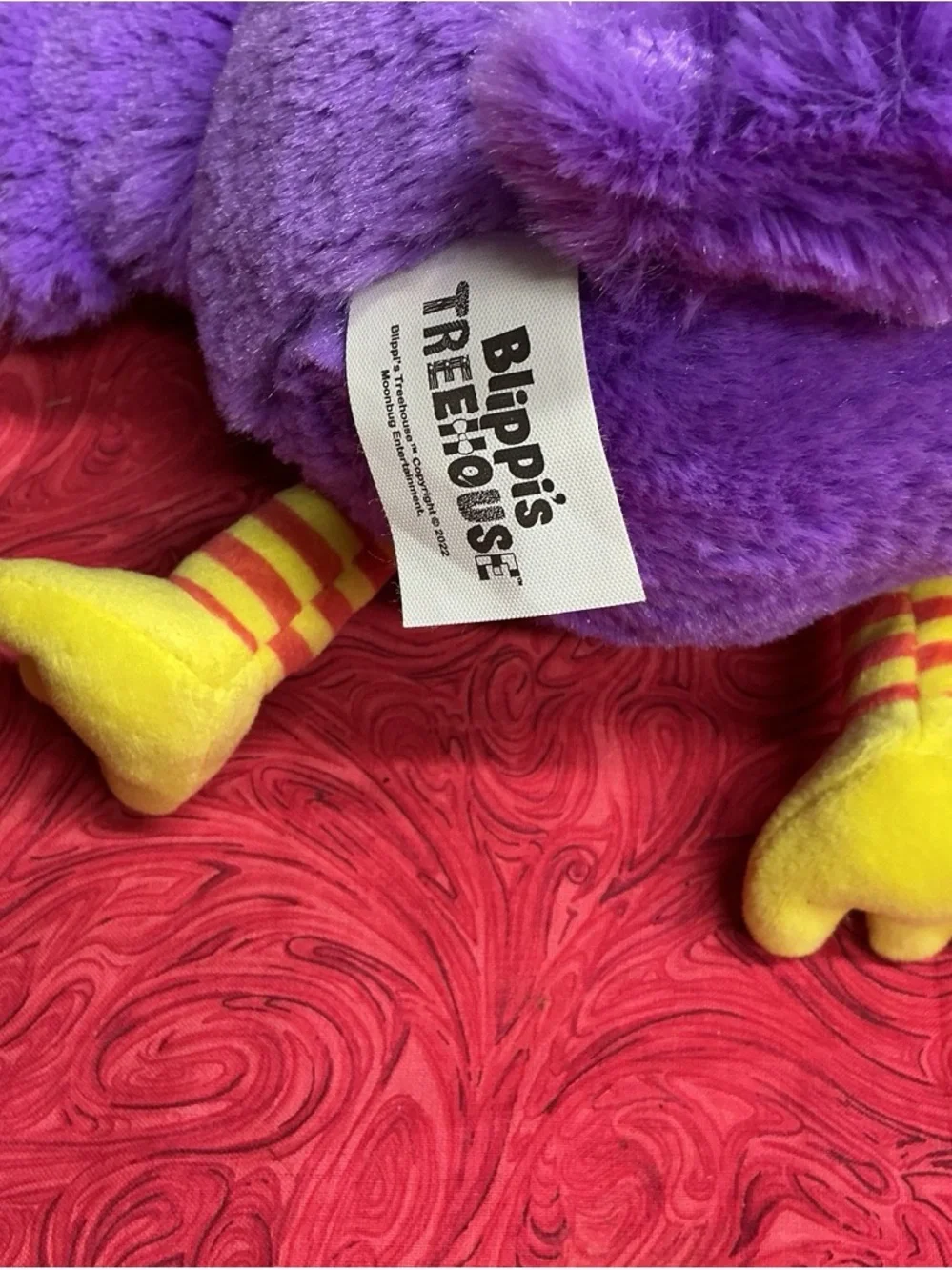Blippi’s Treehouse Scratch the Owl with Yellow Beak and Striped Legs - Kids Toy